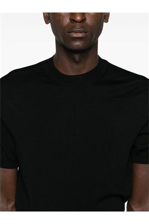 Black merino wool T-shirt LOW BRAND | L1MFW24256684D001